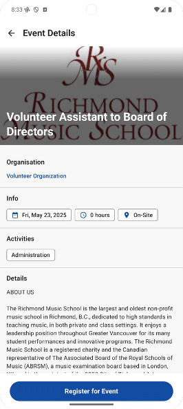 Event Discovery and Management screenshot 3