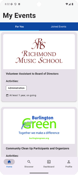 Event Discovery and Management screenshot 1